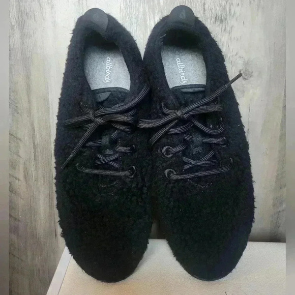 Allbirds Men Black Wool Runner Fluffs Merino Wool 11 - Picture 8 of 10